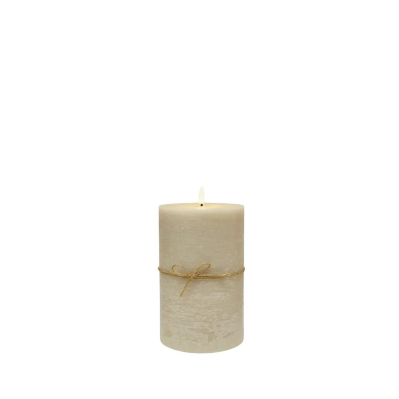 LED Flameless Candle: Taupe - 10x15