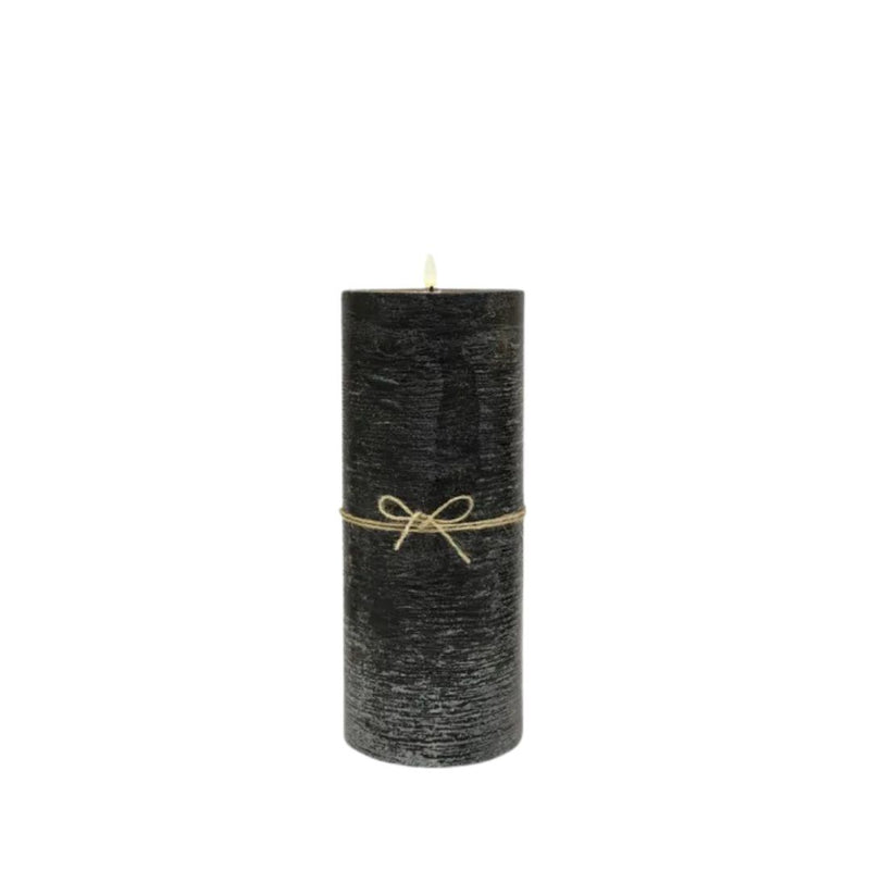 LED Flameless Candle: Black - 10x25