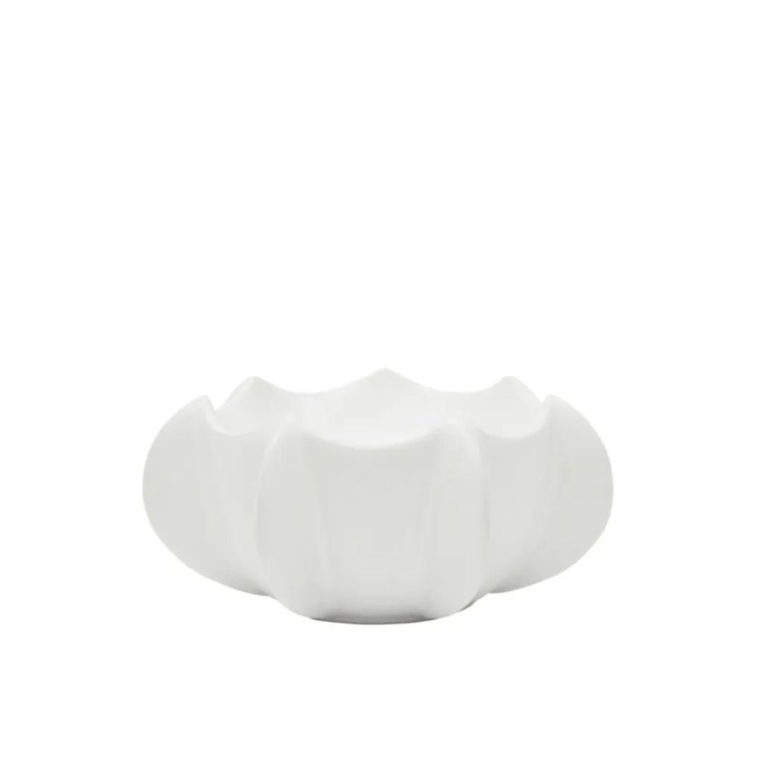 Cove Ceramic Bowl: Off White - 27x13