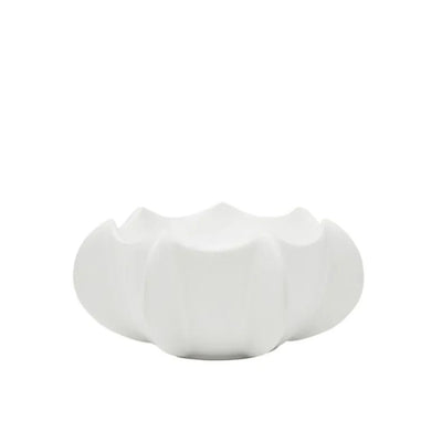 Cove Ceramic Bowl: Off White - 30x14