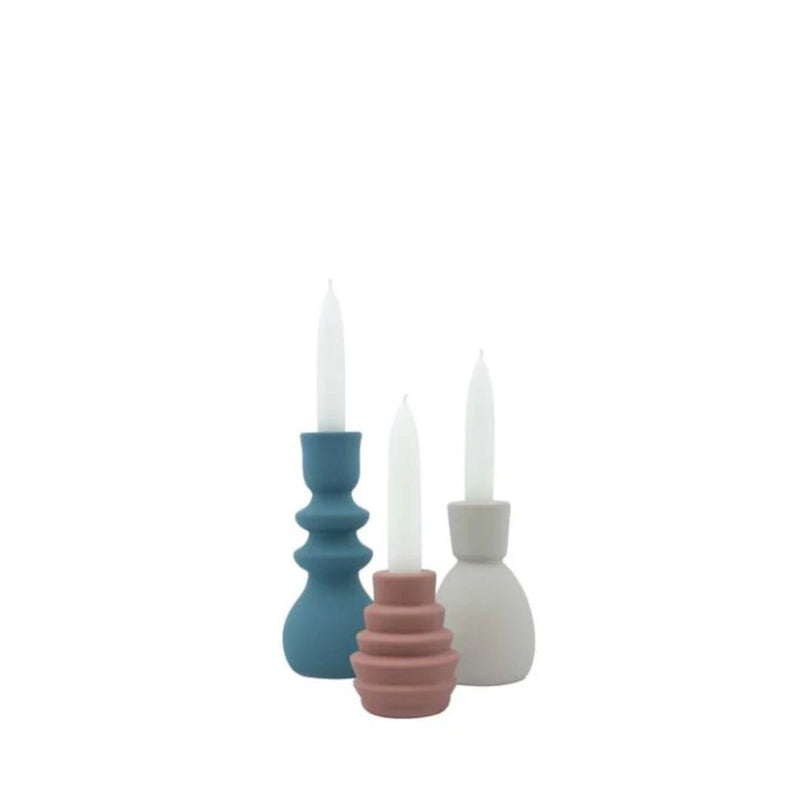 Llum Candlestick - Ash Rose