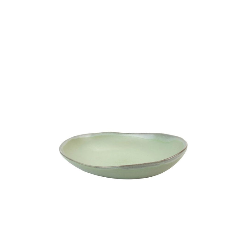 Melfi Oval Dish: Green - L24.5cm