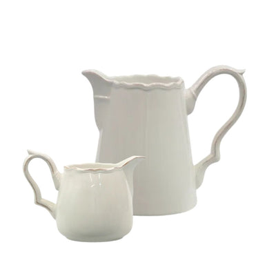 Elise Milk Jug - White