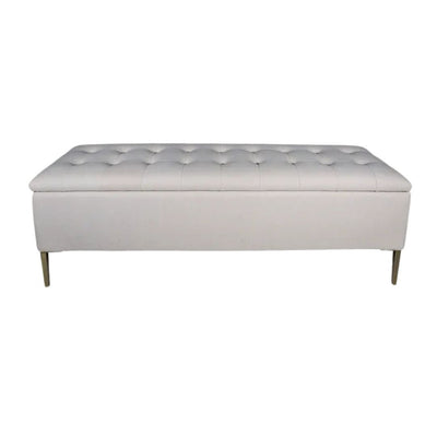 Estelle Storage Linen Bench