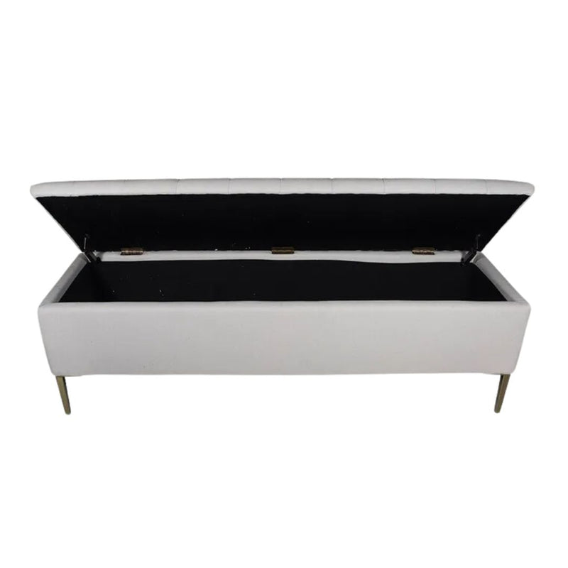 Estelle Storage Linen Bench