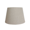 Raw Linen Tall Drum Lampshade - 46cm