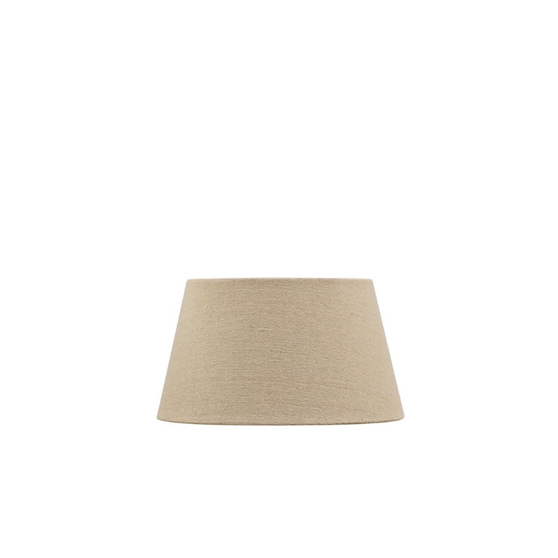 Flax Basket Weave Tapered Drum Lampshade - 31cm