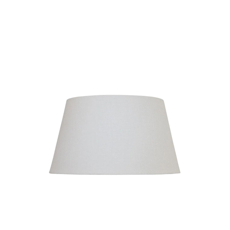 White Tapered Drum Lampshade - 41cm