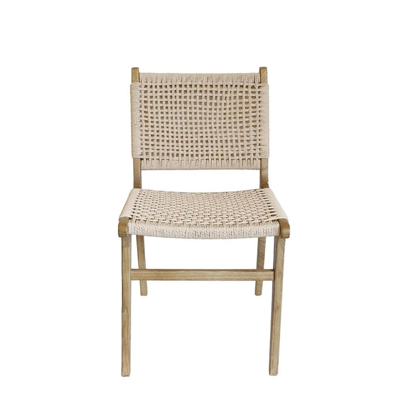 Palma Chair with Woven Sandstone Loom