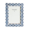 Blue Pattern Photo Frame - 5x7"