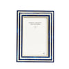 Blue Stripe Photo Frame - 4x6"