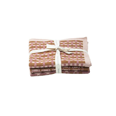 Basento Washcloths: Rose Gold - Set of 3