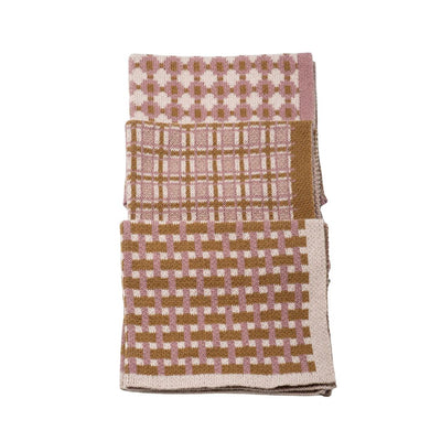 Basento Washcloths: Rose Gold - Set of 3