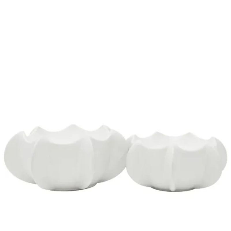 Cove Ceramic Bowl: Off White - 27x13