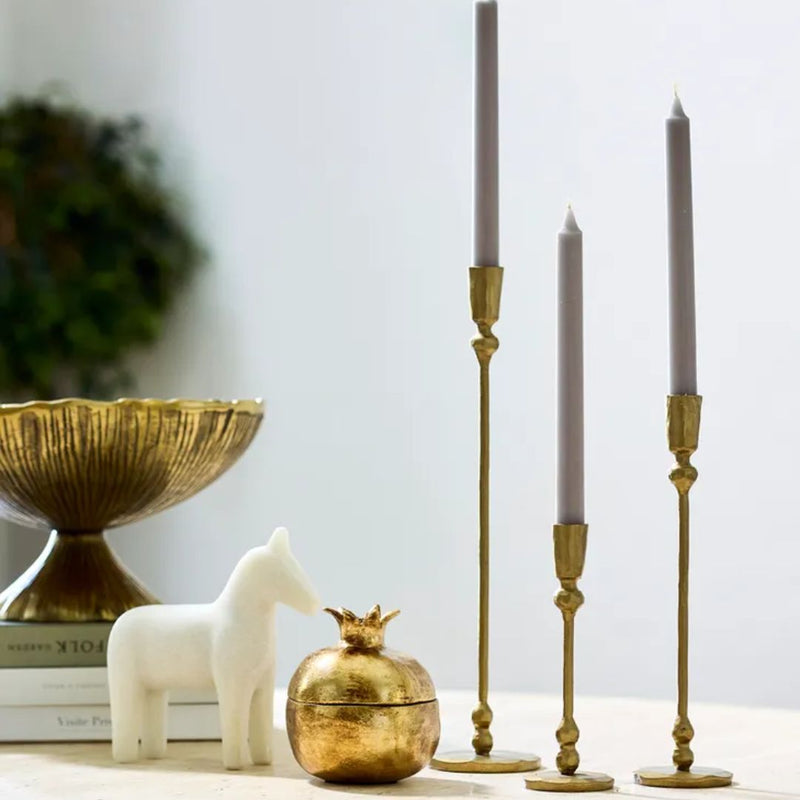 Eddie Gold Candleholder - Medium