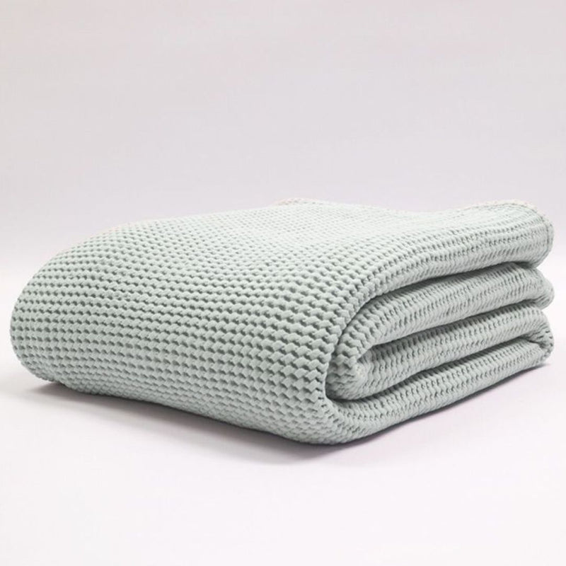 Newbliss Stonewashed Blanket: Duck Egg - Large