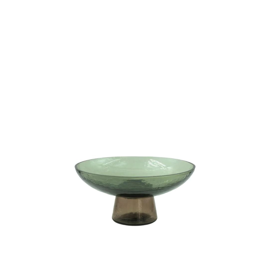 Pedestal Bowl: Fern/Bronze - Small