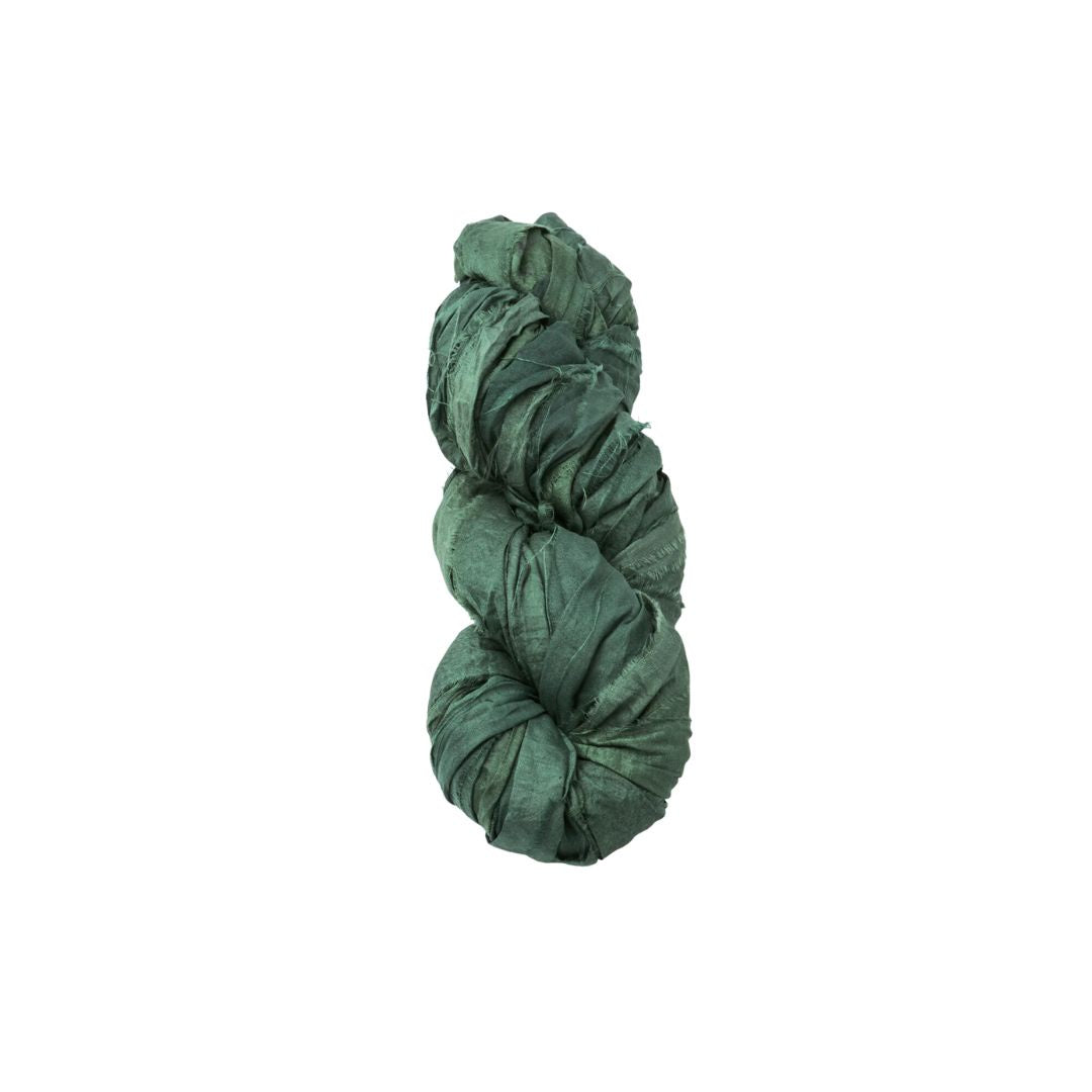 Silk Ribbon: Green