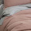 Pique Soft Pink Duvet Cover - Queen